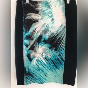 DKNYC Turquoise and Cream skirt